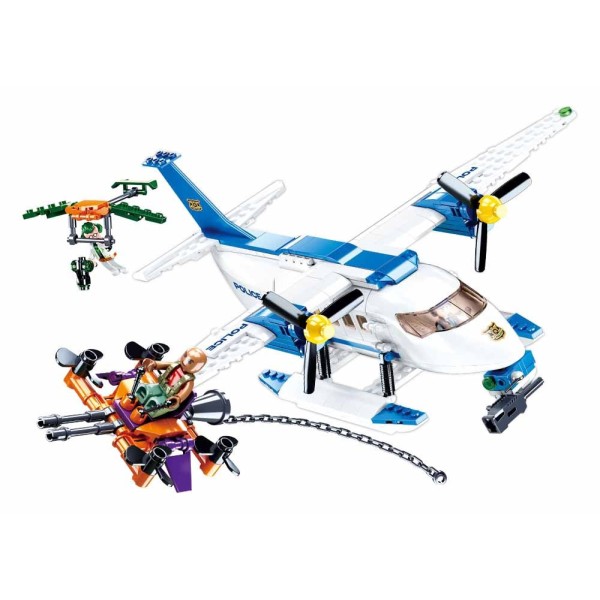 Конструктор Sluban Полиция: Воздушная погоня 380 деталей M38-B0826