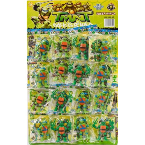 Герої Черепашка Ніндзя 4 види (на аркуші 16 шт 33 - 53 см) Ціна за 1 героя