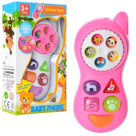Игрушечный телефон B6200 с музыкой и подсветкой для детей