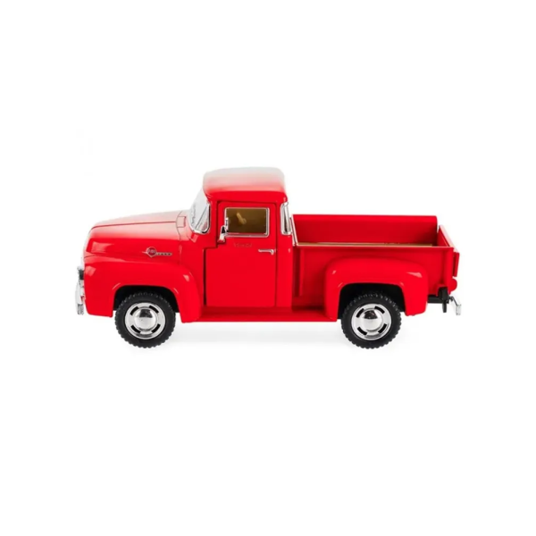 Металлическая машинка Kinsmart 1:38 Ford F-100 Pickup 1956 инерционная, KT5385W цвет Красный