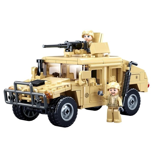 Конструктор Sluban M38-B0837 Армія Бойовий позашляховик Hummer H2 265 деталей