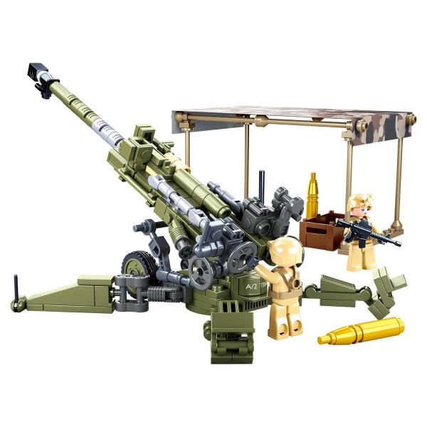 Конструктор Sluban M38-B0890 Армія, Гаубиця М777, 258 деталей