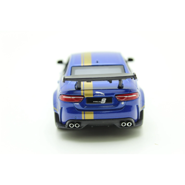 Металлическая машинка Kinsmart 1:38 Jaguar SV Project 8 Livery Edition KT5416WF, инерционная / Синий