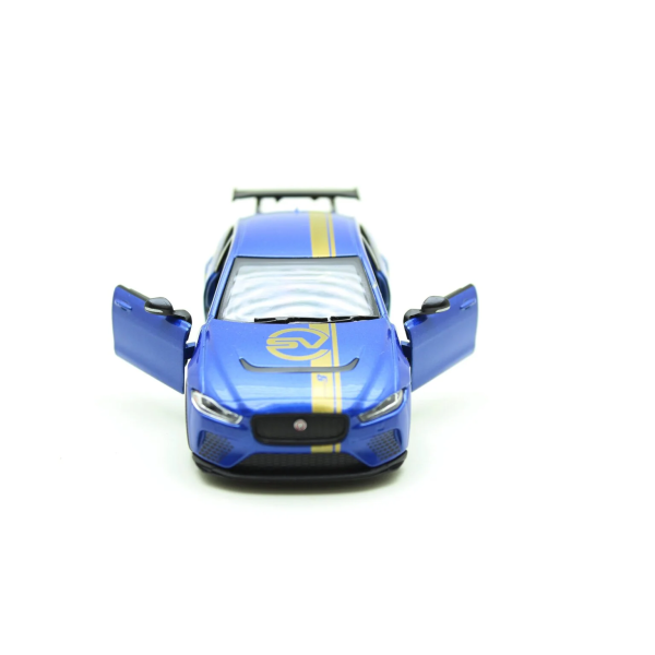 Металлическая машинка Kinsmart 1:38 Jaguar SV Project 8 Livery Edition KT5416WF, инерционная / Синий