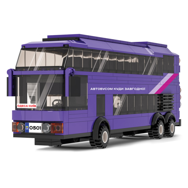 Конструктор IBLOCK Туристический автобус 381 деталь PL-921-382