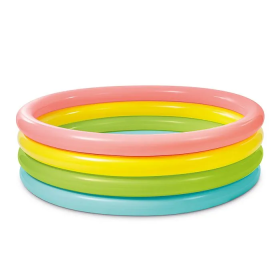 Бассейн надувной детский INTEX "Радуга" 168х46 см (от 3-х лет) 56441