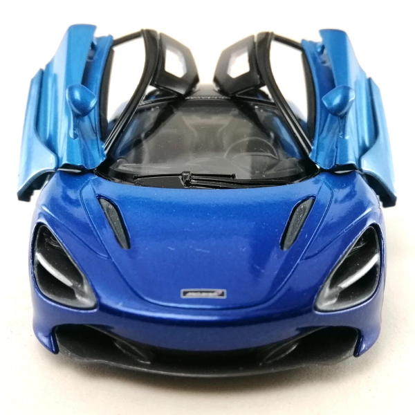 Машинка металева Kinsmart KT5403WG 1:36 McLaren MSO 720S інерційна, двері відчиняються / Синій
