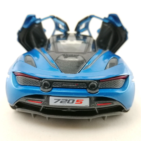 Машинка металева Kinsmart KT5403WG 1:36 McLaren MSO 720S інерційна, двері відчиняються / Синій