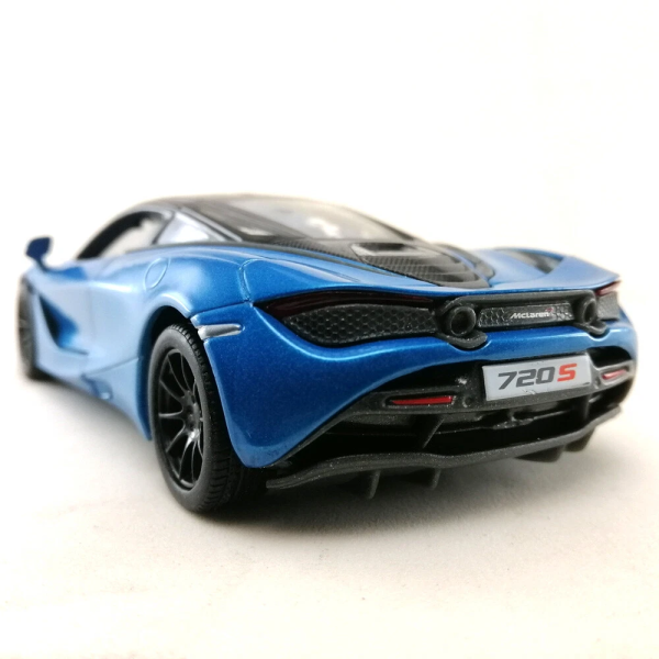 Машинка металева Kinsmart KT5403WG 1:36 McLaren MSO 720S інерційна, двері відчиняються / Синій