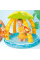Надувной бассейн Intex 58417 NP "Тропический остров", с навесом, 45 л, для детей 1-3 лет
