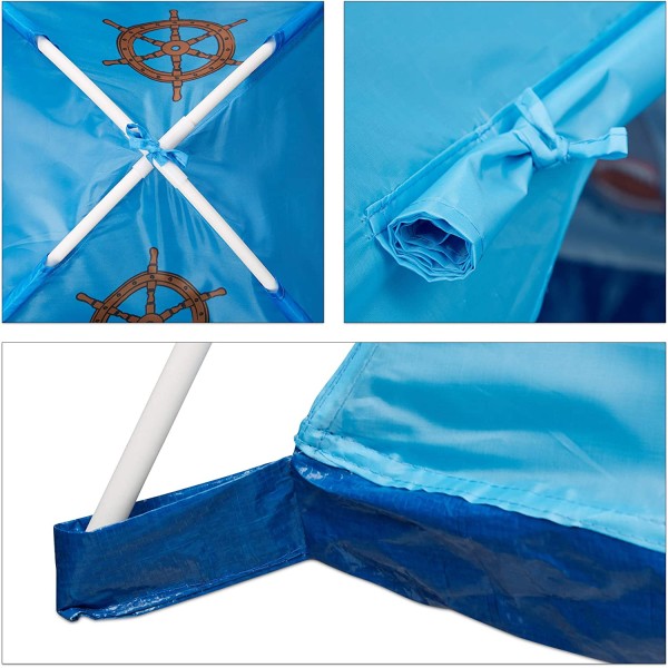 Палатка детская игровая 0641-3 домик пирата