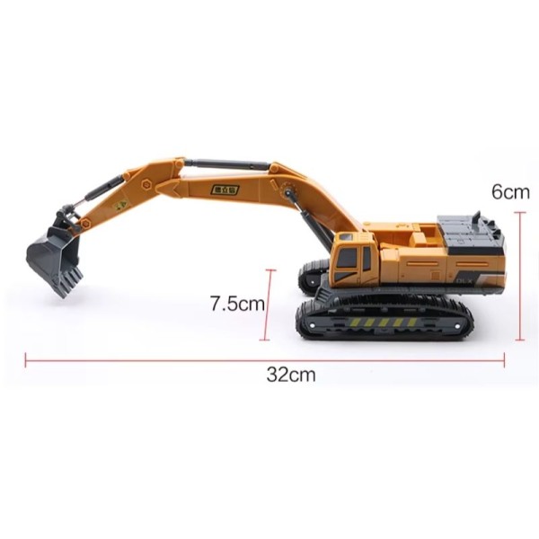 Строительный комплект 3-в-1: Экскаватор, Самосвал, Бетоносмеситель 706-998