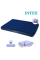 Матрас надувной Intex 64758 Classic Downy 137×191×25 см, полуторный, велюровый, Fiber-Tech