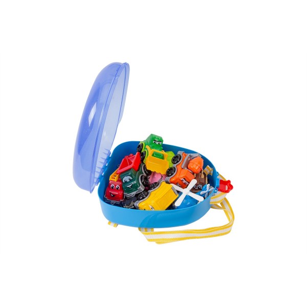 Игрушка "Транспорт Мини ТехноК" - набор машинок в рюкзаке (модель 9253)