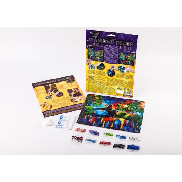 Набор для творчества картина стразами и глиттером «Diamond Decor» Рандеву DD-01-07