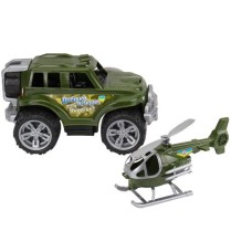 Игрушечная военная техника - джип и вертолет Технок 9130