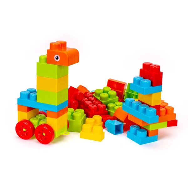 Конструктор ТехноК: 50 больших деталей для креативного строительства