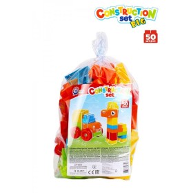 Конструктор детский блочный ТехноК 50 больших деталей (6818)