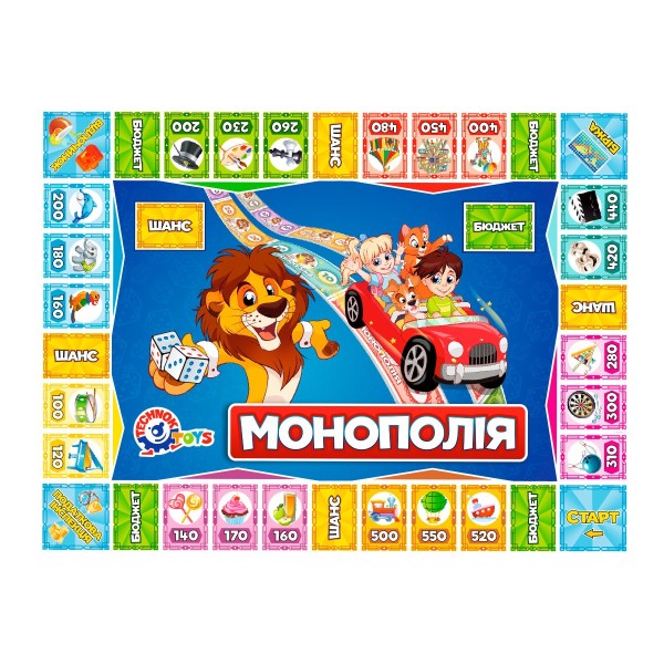 Настольная игра "Детская монополия" 0755