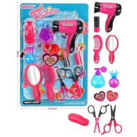 Дитячий набір перукаря та стиліста 58497 з феном, ножицями та аксесуарами (на планшетці)