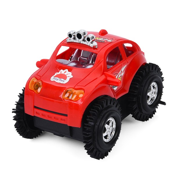 Трюкова машинка-перевертиш 3311 J з гумовими колесами, 11.5 см трюковий позашляховик на батарейках