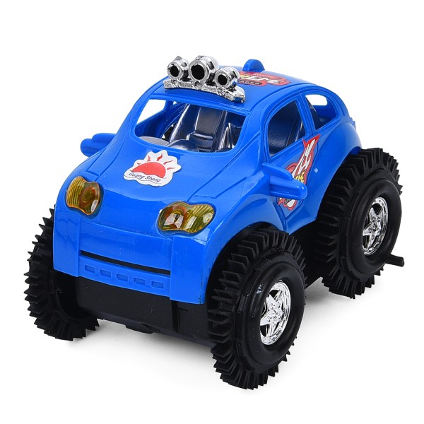Трюкова машинка-перевертиш 3311 J з гумовими колесами, 11.5 см трюковий позашляховик на батарейках