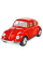 Машинка металлическая Kinsmart KT5057W 1:32 1967 Volkswagen Classical Beetle (Жук) инерционная, двери открываются / Красный