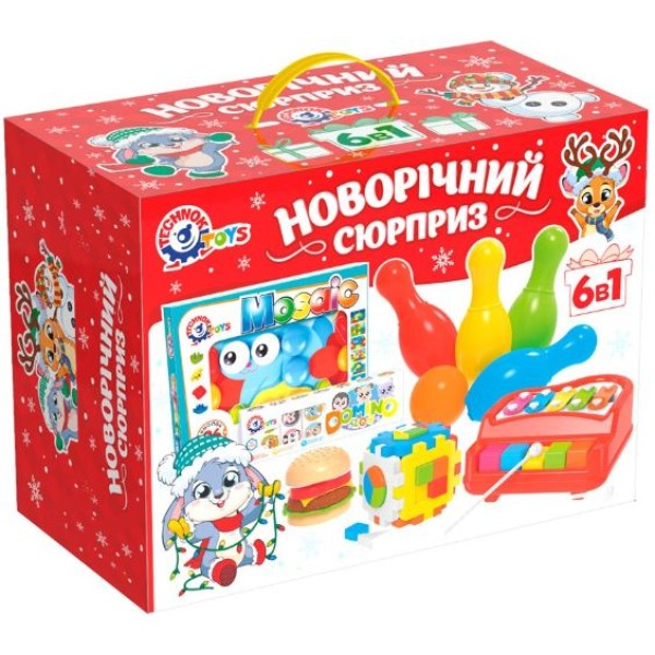 Новогодний набор игрушек ТехноК, 8829