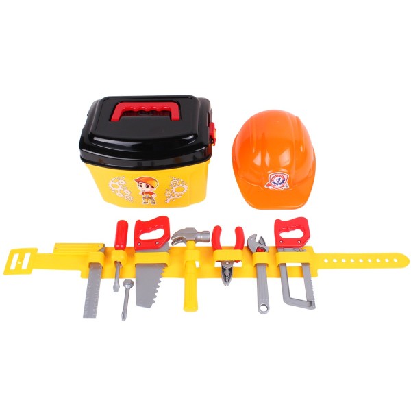 Игровой Набор Инструментов с Тележкой и Каской ТехноК (6511)