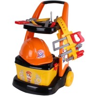 Игровой Набор инструментов с тележкой и каской ТехноК (6511)