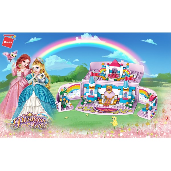 Конструктор QMAN Секретный сад, Принцессы, серия Princess Leah, 301 деталь 32013