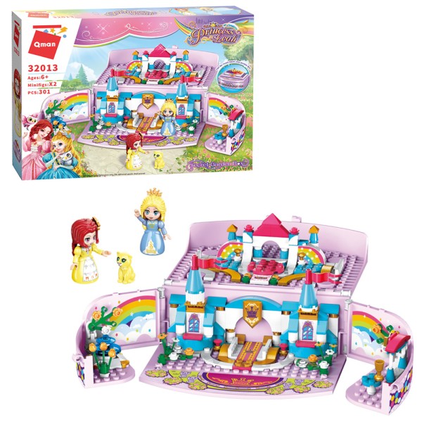 Конструктор QMAN Секретный сад, Принцессы, серия Princess Leah, 301 деталь 32013