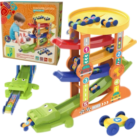 Ігровий Трек "Веселий Трамплін" 6266B: 5 Рівнів, Алігатор, 6 Машинок