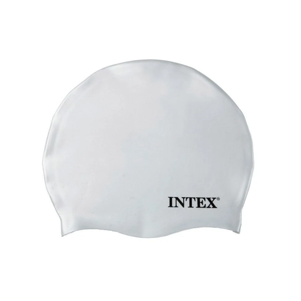 Шапка для плавання із силікону, від 8 років, 55992 INTEX Біла