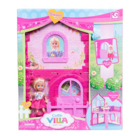 Игровой набор Кукольный домик K899-101 с куклой, мебелью, машинкой и мотоциклом