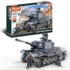 Конструктор IBLOCK Танк, Мировая война, 1094 деталей PL-921-347