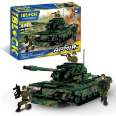 Конструктор IBLOCK "АРМИЯ Танк Т-72" ВСУ 899 деталей PL-921-392