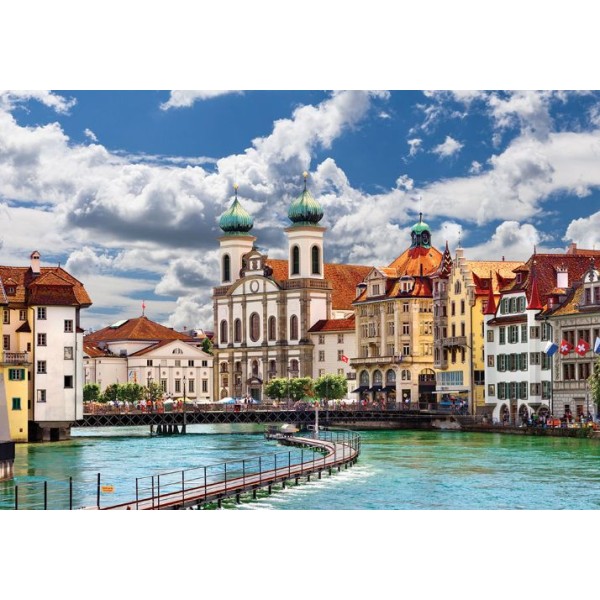 Пазл "Костел Люцерн Швейцария", 1000 элементов C1000-10-04