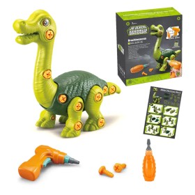 Конструктор винтовой с дрелью и отверткой "Собери своего динозавра" 3169-36.