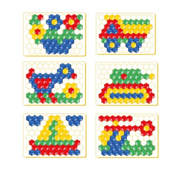 Мозаика для малышей 120 цветных элементов 2216