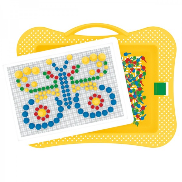 Мозаика 7 ТехноК (арт. 2100) — набор 300 фишек разного размера (9, 13, 18 мм) в кейсе