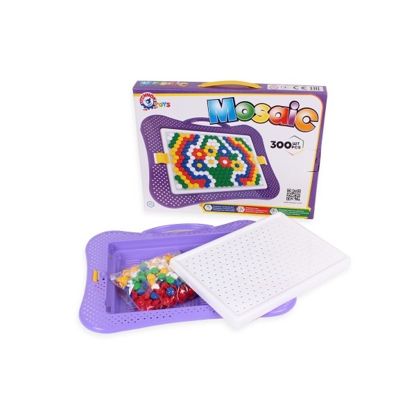 Мозаика красочная ТехноК 300 фишек 4722