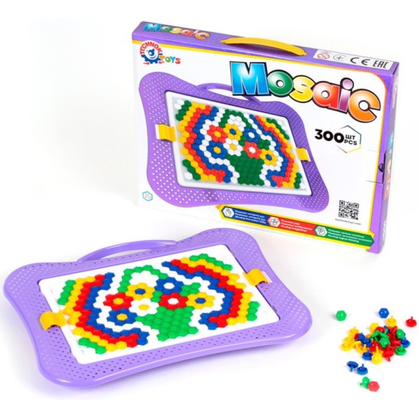 Мозаика красочная ТехноК 300 фишек 4722