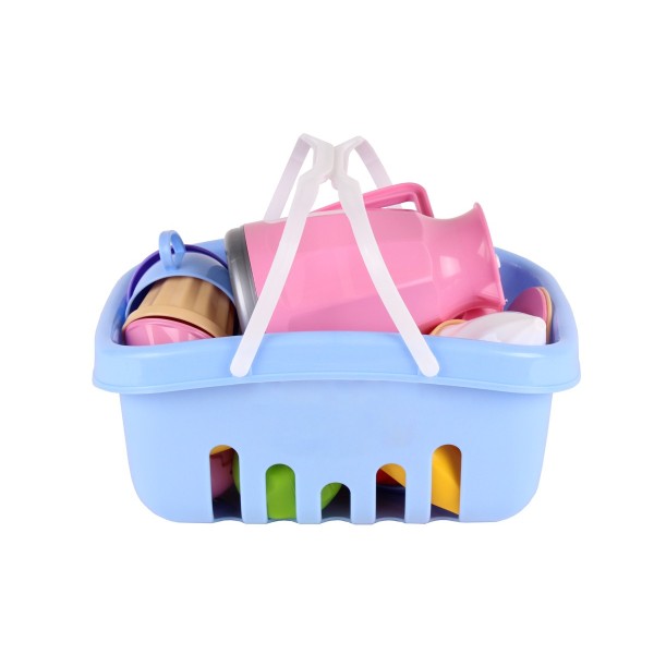 Игровой набор посуды с корзиной для пикника "ТехноК" (арт. 7242)