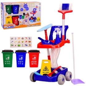 Игровой набор "Генеральная уборка" Тележка и 11 предметов 998-7