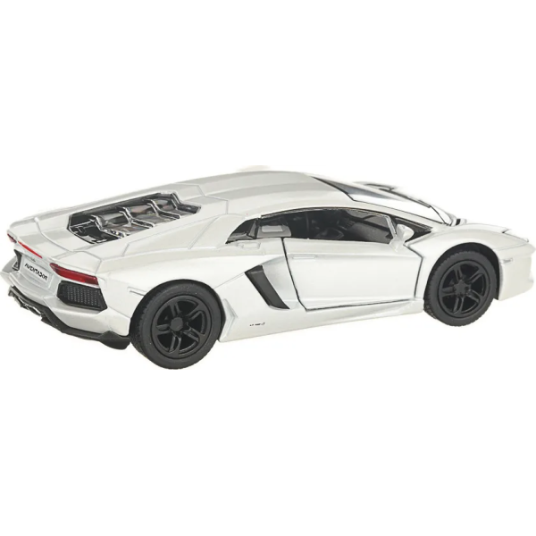 Машинка Kinsmart 1:38 Lamborghini Aventador LP 700-4 металлическая инерционная (Белый) KT5355W
