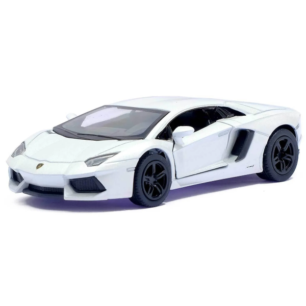 Машинка Kinsmart 1:38 Lamborghini Aventador LP 700-4 металлическая инерционная (Белый) KT5355W