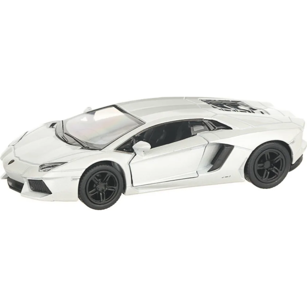 Машинка Kinsmart 1:38 Lamborghini Aventador LP 700-4 металлическая инерционная (Белый) KT5355W