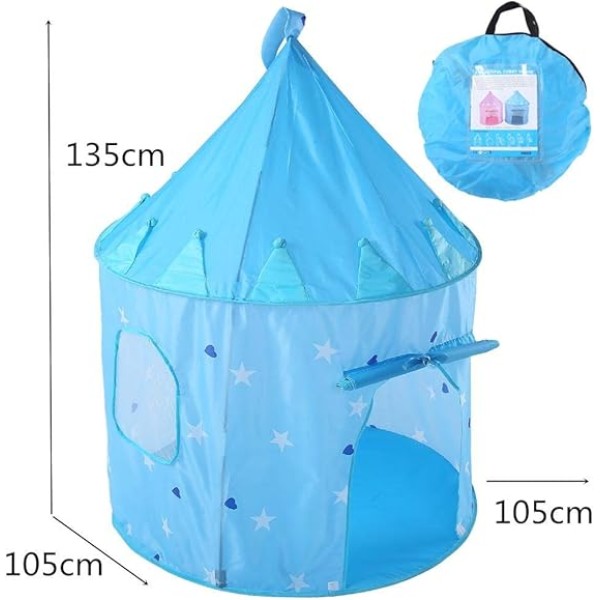 Намет дитячий ігровий 0030 будиночок КОЛІР СИНІЙ