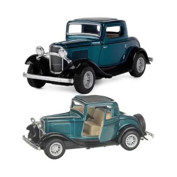 Металлическая машинка Kinsmart 1:34 1932 Ford 3-Window Coupe KT5332W / Зелёный